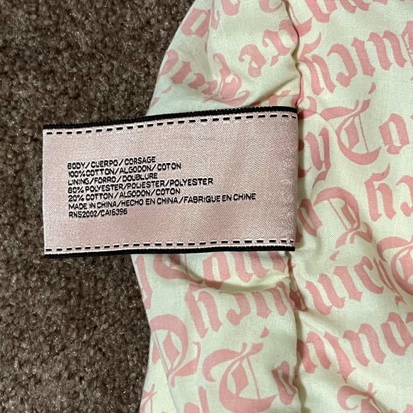 Vintage Juicy Couture Canvas Tote Bag - Picture 6 of 12